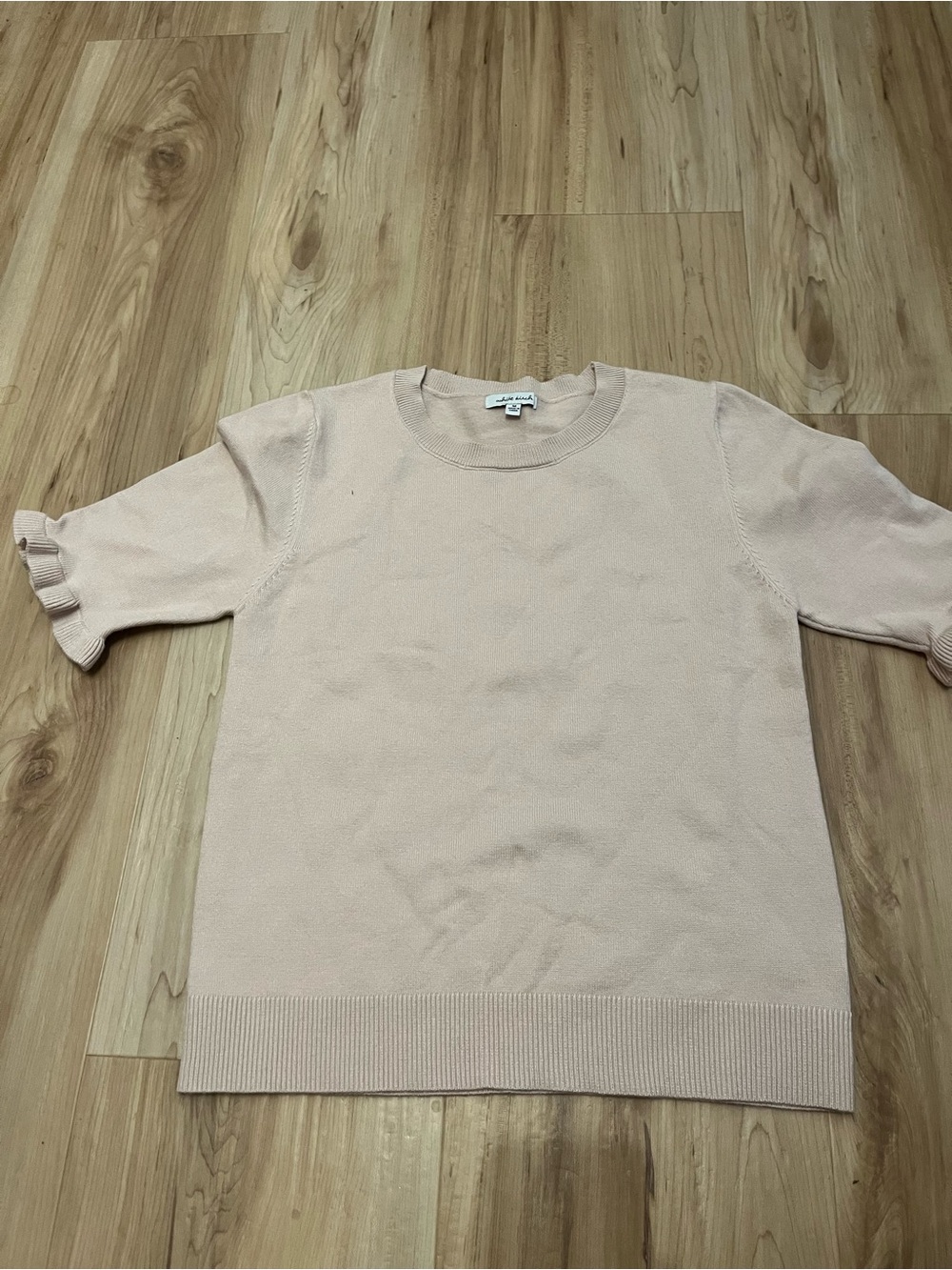 White Birch short-sleeve knit sweater top NWOT -M